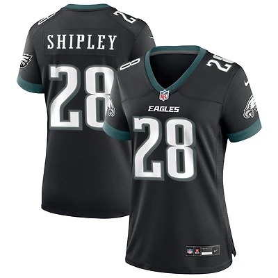 Will Shipley Women's Nike Black Philadelphia Eagles Alternate Custom Game Jersey