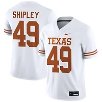Mason Shipley Men's Nike White Texas Longhorns NIL Pick-A-Player Game Jersey