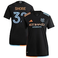 Jonny Shore Men's adidas  Black New York City FC 2024 24/7 Kit Replica Custom Jersey