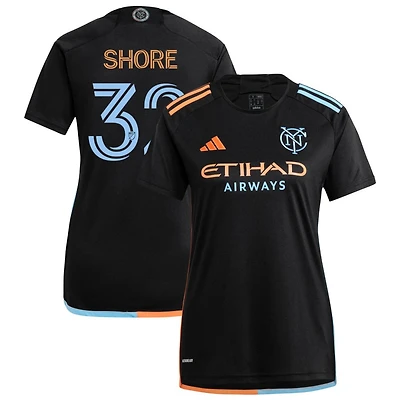 Jonny Shore Men's adidas  Black New York City FC 2024 24/7 Kit Replica Custom Jersey