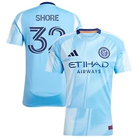 Jonny Shore Men's adidas  Light Blue New York City FC 2025 The Excelsior Kit Replica Custom Jersey