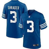 Spencer Shrader Men's Nike Royal Indianapolis Colts Alternate Custom Jersey