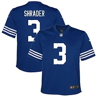Spencer Shrader Youth Nike Royal Indianapolis Colts Alternate Custom Game Jersey