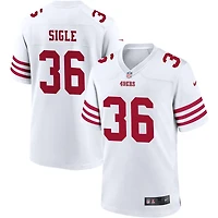 Marques Sigle Men's Nike White San Francisco 49ers Game Custom Player Jersey