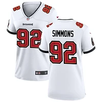 Elijah Simmons Women's Nike Tampa Bay Buccaneers White Custom Game Jersey
