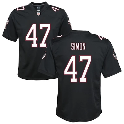 Joshua Simon Youth Nike Black Atlanta Falcons Throwback Custom Game Jersey