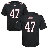 Joshua Simon Youth Nike Black Atlanta Falcons Throwback Custom Game Jersey