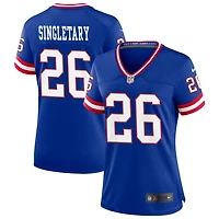 Devin Singletary Women's Nike Royal New York Giants Classic Custom Game Jersey