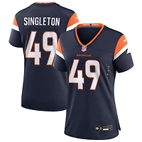 Alex Singleton Women's Nike  Navy Denver Broncos Alternate Mile High Collection Custom Game Jersey