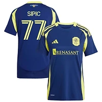 Adem Sipic Women's adidas  Navy Nashville SC 2025 The Heart of Nashville Kit Replica Custom Jersey