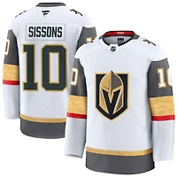 Colton Sissons Men's Fanatics White Vegas Golden Knights Away Premium Custom Jersey