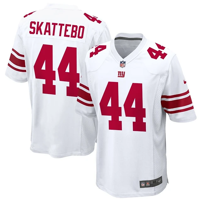 Thomas Fidone II Men's Nike White New York Giants Custom Game Jersey