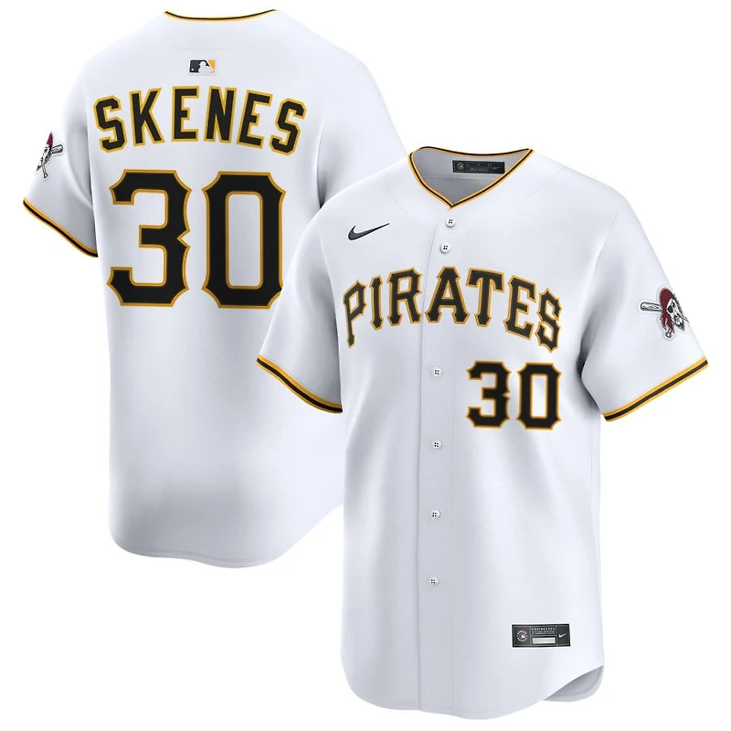 Paul Skenes Men's Nike White Pittsburgh Pirates Home Limited Custom Jersey