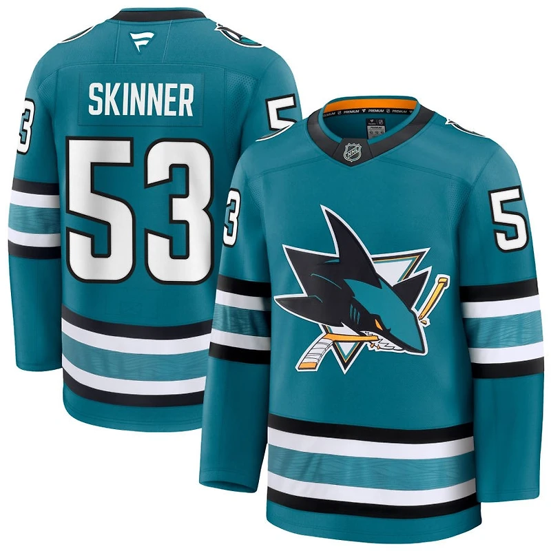Jeff Skinner Men's Fanatics Teal San Jose Sharks Home Premium Custom Jersey