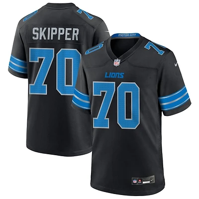 Dan Skipper Men's Nike  Black Detroit Lions Alternate Custom Game Jersey