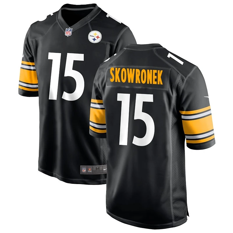 Ben Skowronek Men's Nike Black Pittsburgh Steelers Custom Game Jersey