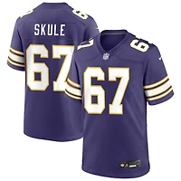 Justin Skule Men's Nike Purple Minnesota Vikings Classic Custom Game Jersey