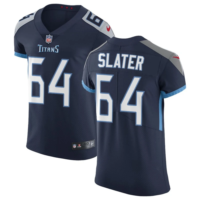 Jackson Slater Men's Nike Navy Tennessee Titans Vapor Untouchable Custom Elite Jersey