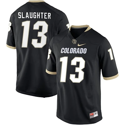 John Slaughter Men's Nike Black Colorado Buffaloes Pick-A-Player NIL Replica Football Jersey