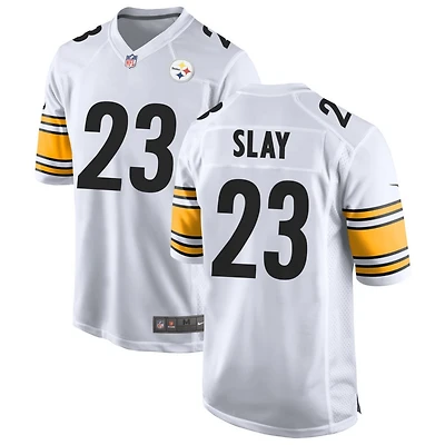 Darius Slay Men's Nike White Pittsburgh Steelers Game Custom Jersey