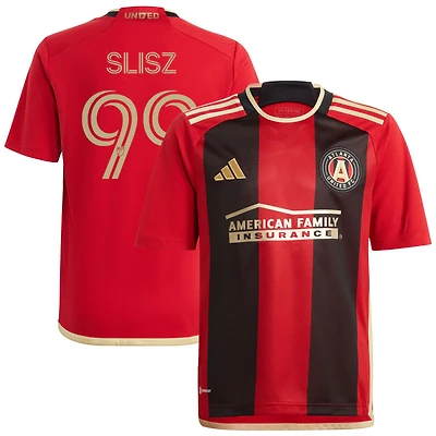 Bartosz Slisz Youth adidas Black Atlanta United FC 2023 The 17s' Kit Replica Custom Jersey