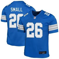 Jabari Small Youth Nike Blue Detroit Lions Custom Game Jersey