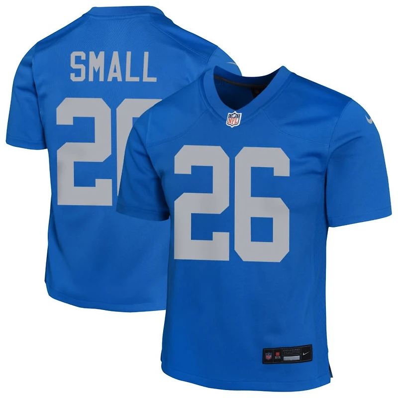 Jabari Small Youth Nike Detroit Lions Alternate Custom Game Jersey