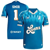 Alec Smir Men's adidas Blue Minnesota United FC 2025 Third Authentic Custom Jersey