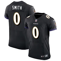 Roquan Smith Men's Nike Black Baltimore Ravens Speed Machine Elite Custom Jersey