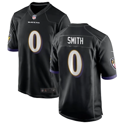 Roquan Smith Men's Nike Black Baltimore Ravens Alternate Custom Game Jersey