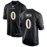 Roquan Smith Men's Nike Black Baltimore Ravens Alternate Custom Game Jersey