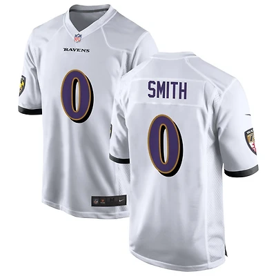 Roquan Smith Men's Nike White Baltimore Ravens Custom Game Jersey