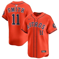 Cam Smith Men's Nike Orange Houston Astros Alternate Limited Custom Jersey
