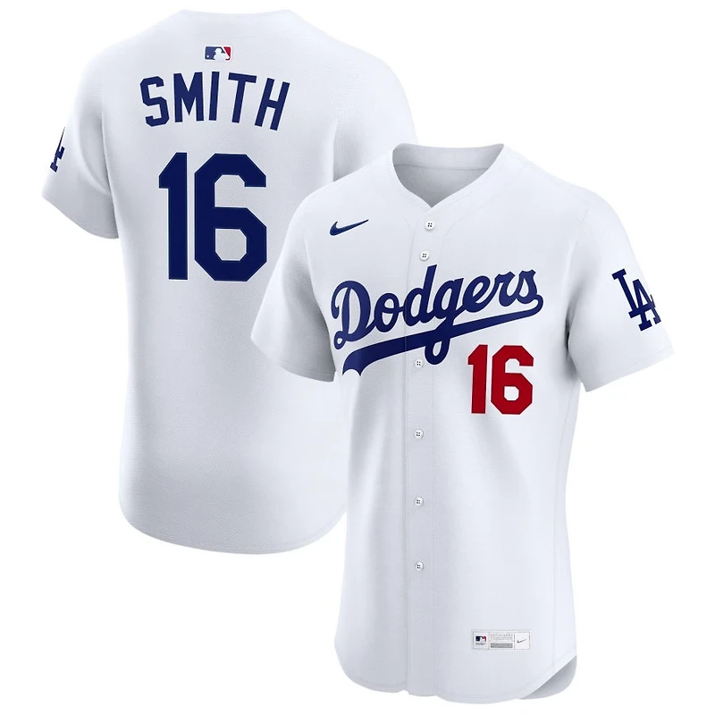 Will Smith Men's Nike White Los Angeles Dodgers Home Elite Custom Jersey