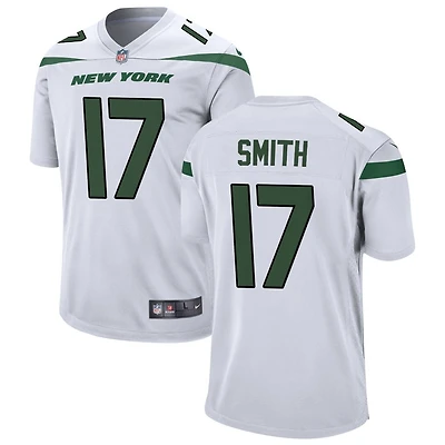 Chris Smith Men's Nike White New York Jets Custom Game Jersey