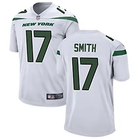 Chris Smith Men's Nike White New York Jets Custom Game Jersey