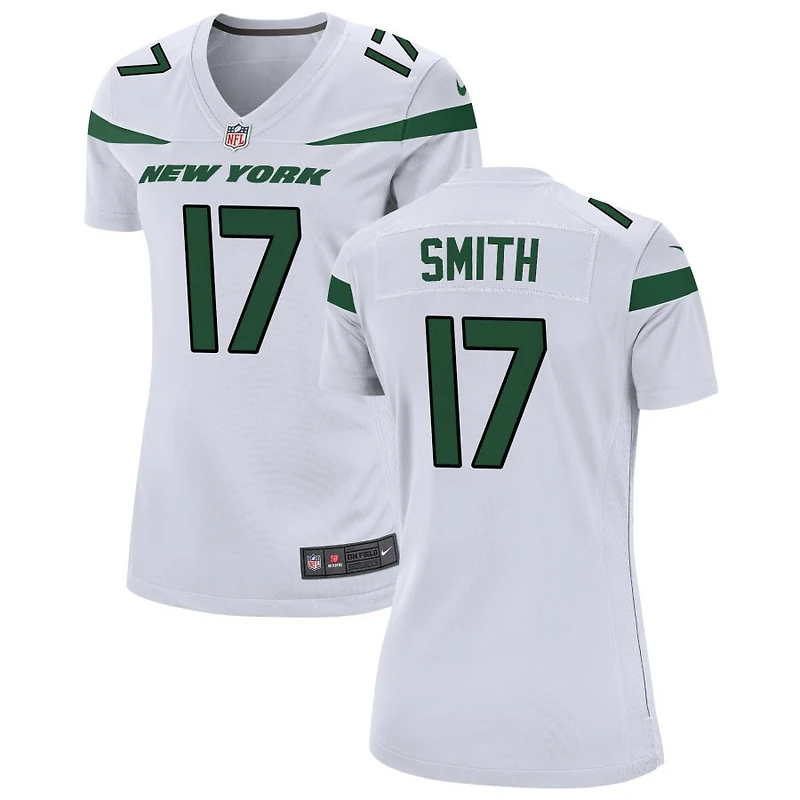 Chris Smith Women's Nike White New York Jets Custom Game Jersey