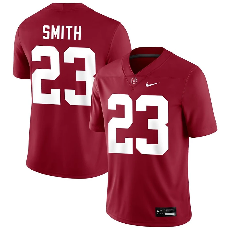 James Smith Men's Nike Crimson Alabama Crimson Tide NIL Pick-A-Player Football Replica Jersey