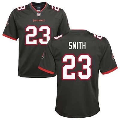 Tykee Smith Youth Nike Pewter Tampa Bay Buccaneers Alternate Custom Game Jersey