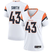 Keidron Smith Women's Nike  White Denver Broncos Mile High Collection Custom Game Jersey