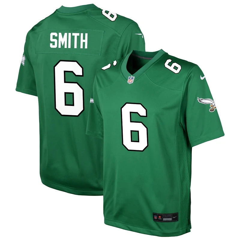 DeVonta Smith Youth Nike Kelly Green Philadelphia Eagles Alternate Custom Game Jersey