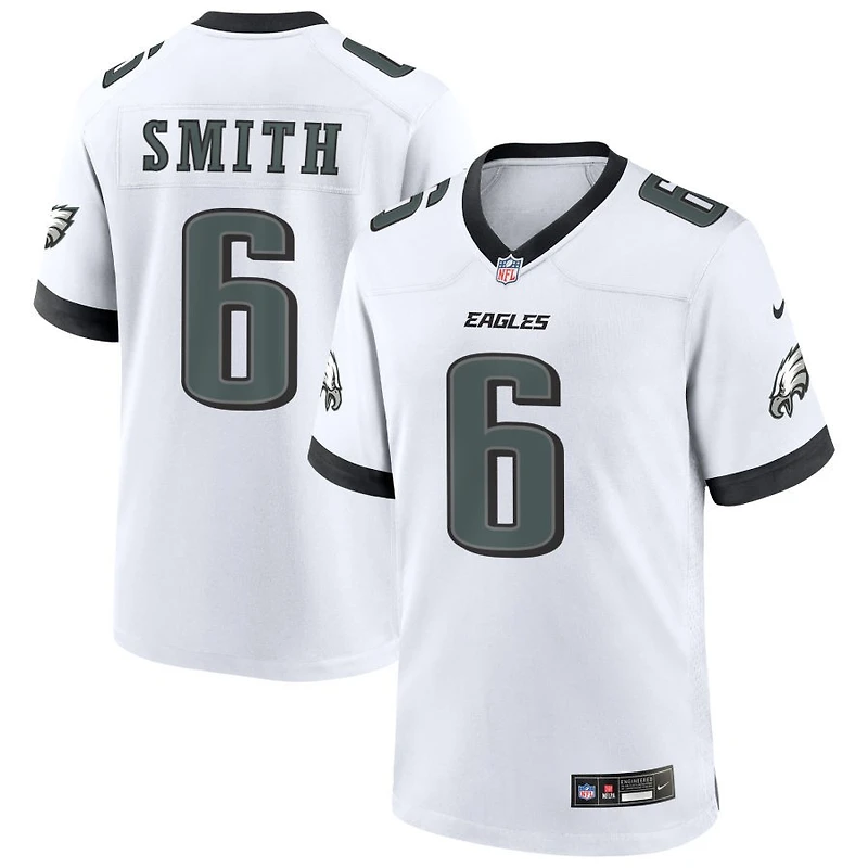 DeVonta Smith Men's Nike White Philadelphia Eagles Custom Game Jersey