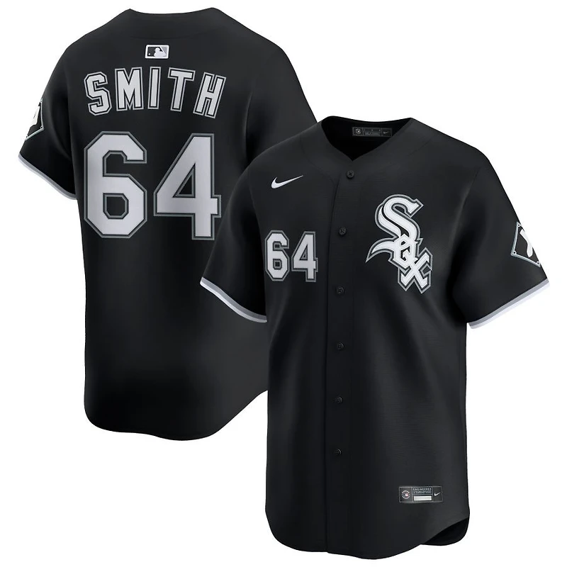 Shane Smith Men's Nike Black Chicago White Sox Alternate Limited Custom Jersey
