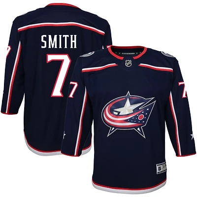 Brendan Smith Youth Navy Columbus Blue Jackets Home Premier Custom Jersey