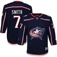 Brendan Smith Youth Navy Columbus Blue Jackets Home Premier Custom Jersey