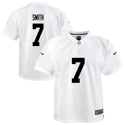Geno Smith Youth Nike White Las Vegas Raiders Team Custom Game Jersey