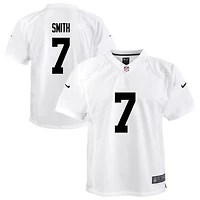 Geno Smith Youth Nike White Las Vegas Raiders Team Custom Game Jersey