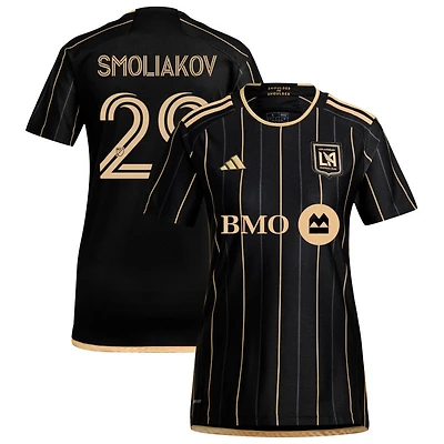 Artem Smoliakov Women's adidas  Black LAFC 2024 Primary Replica Custom Jersey