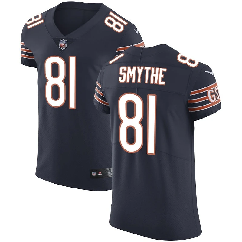 Durham Smythe Men's Nike Navy Chicago Bears Vapor Untouchable Custom Elite Jersey