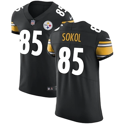 Matt Sokol Men's Nike Black Pittsburgh Steelers Vapor Untouchable Custom Elite Jersey